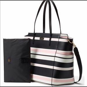 EUC Kate Spade Kaylie Stripped Diaper Bag